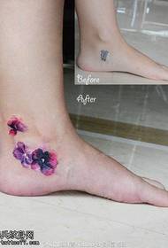 malet blækvalmue tatoveringsmønster 48138 - Japansk stil kirsebær totem tatoveringsmønster