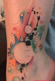 alternative popular leg drop tattoo pattern