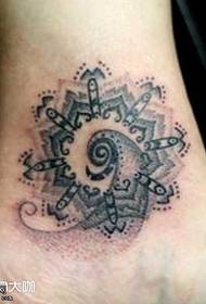 Modello tatuaggio tatuaggio piede