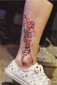 faisean rúitín pearsanta pictiúr dath an phoenix tattoo álainn