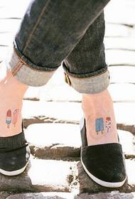 fashion instep fine looking candy popslet tattoo pattern Larawan