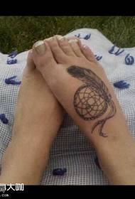 modeli i tatuazhit të ëndrrave për ëndrrat për këmbë