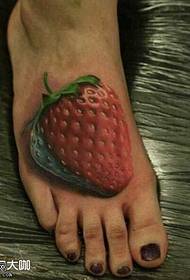 modello tatuaggio fragola piede 47333 modello tatuaggio fragola piede