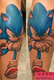 Vzorec tatoo nog: Vzorec tatoo nog Rocker