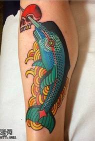 Ewòp ak Etazini te pentire bèl modèl tatoo ti kras balèn