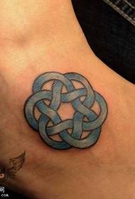 foot Micro-pattern tattoo pattern