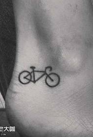 Fuß Fahrrad Tattoo Muster