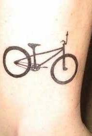 нога Q версія велосипед татуювання візерунок