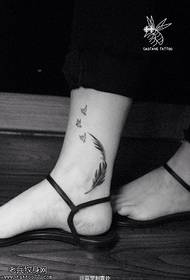 Ankle Feathered Me Swowow Tattoo qauv