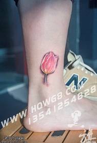 Proaspăt pe gleznă model de tatuaj cu flori