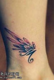 footlet piccole ali modello di tatuaggio inglese