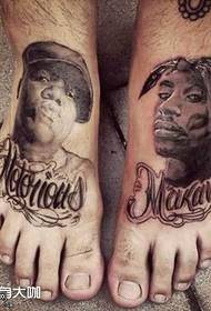 basket modello tatuaggio nero