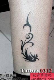 good totem of the leg Tattoo pattern