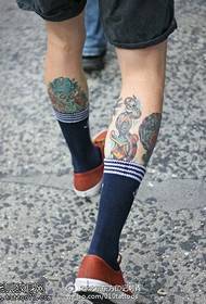 domači barvni model lobanje tetovaže lobanje