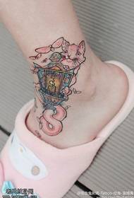 cor padrão de tatuagem de luz bonita 48332 - pequena e linda imagem de tatuagem de totem na lua no tornozelo