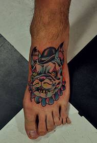 Spann herrschsüchtig Hundekopf Tattoo Muster