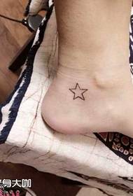 pola tato kaki lima bintang