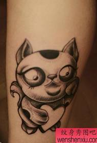 een cartoon tattoo-patroon