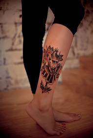 leg kreativ Kleeder Rack Tattoo Bild