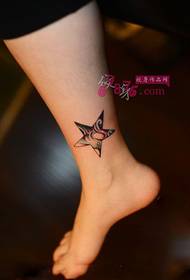 Fantasy Starry Stars Ankle Tattoo Picture