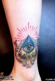 slika gleženj God eye tattoo slika