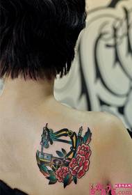 olkapää rakkaus ompelukone tatuointi kuva