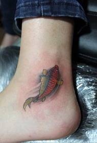 gambar corak tattoo cumi saeutik lucu