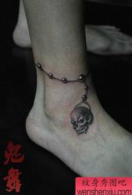 Dívky kotníku klasické tetování řetězu