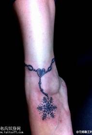 Намунаи Tattoo Snowflake пой