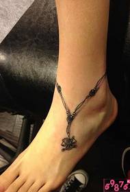 Foot Libra Anklet Tattoo Picture