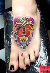 Oibríonn dath tattoo glas instep