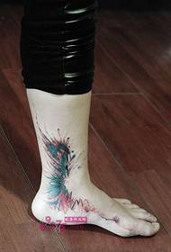 gambar tinta seni lukisan gambar tato ankle