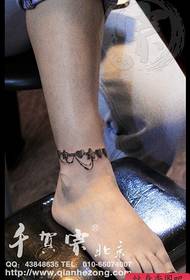 Modello di tatuaggio alla caviglia pop popolare alla caviglia di bellezza