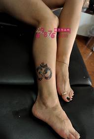 obraz tatuaż Indian kostki osobowości
