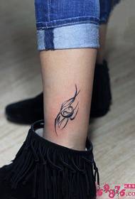 borjú kreatív vonal tetoválás kép