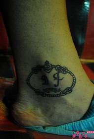 ankel leafdesbrief tattoo picture