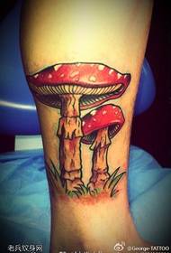 jalkaväri sieni-tatuointityöt jakavat tatuoinnit