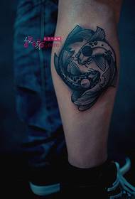 ຮູບ tattoo tattoo squid ແບບດັ້ງເດີມ