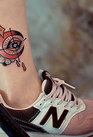 Hulagway sa tattoo sa ankle Art