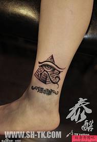Foot God House, motif de tatouage de l'oeil de Dieu, totem