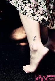 letër kujtimi fotografi tatuazh kyçin e këmbës