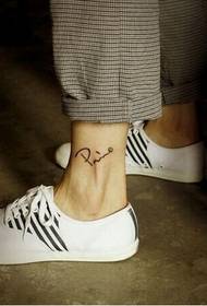 Jungen Füße HD frischen Buchstaben Tattoo Bild