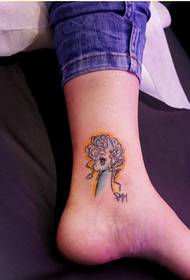modës kyçin e këmbës femra foto e modelit të tatuazhit të bukur të tatuazheve të kalit