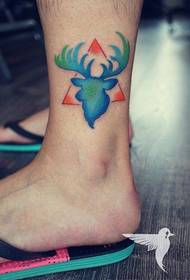 Nilkanväriset antilooppi tatuoinnit tatuoinnilla