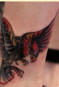 mode pergelangan kaki kepribadian warna gambar tato gambar elang
