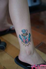 hunhu hwemahara moyo wekukiya ankle tattoo mufananidzo