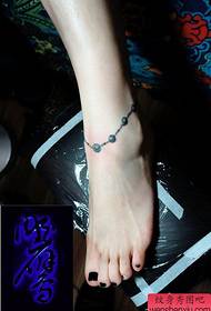 runako tsoka dzakanaka-dzakatarisa anklet tattoo maitiro