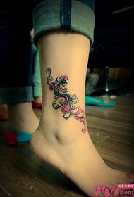 noga 踝 丘 火 ognje feniks tattoo slikovna slika