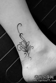 amantombazana ankle Exquisite ipateni encinci ye-lotus tattoo