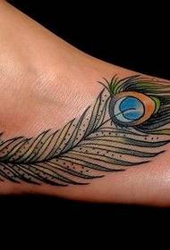 foto koup bèl peacock plim tatoo foto